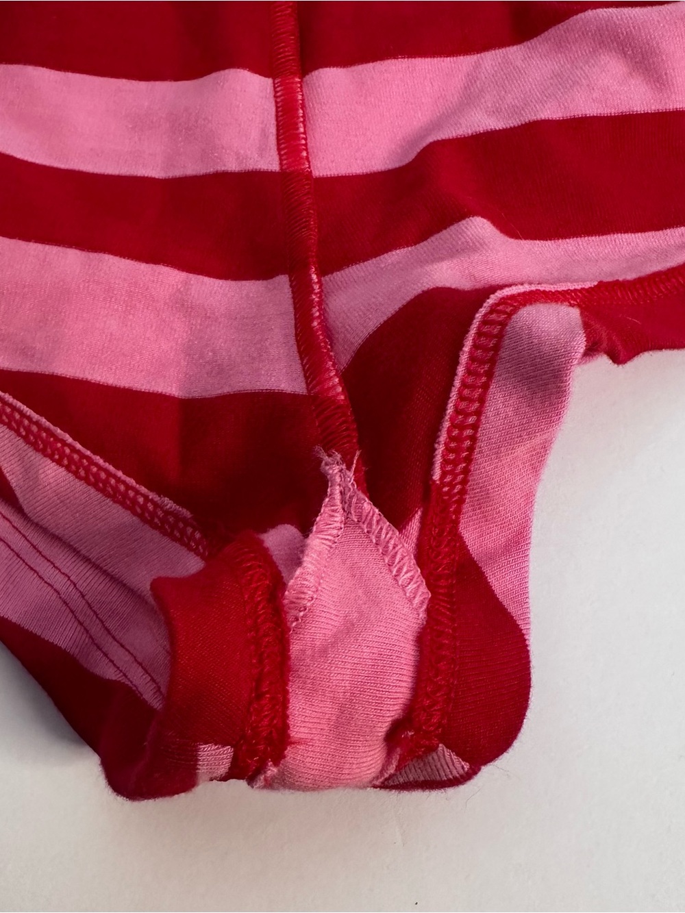 Y2K Victoria’s Secret PINK BoyShorts NWT Size M Red Pink Striped Rare - Picture 6 of 12